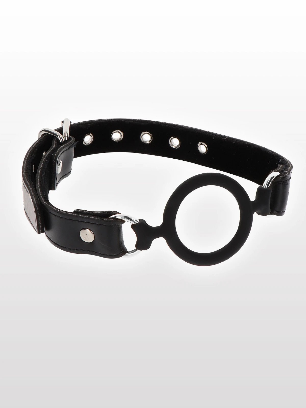 Taboom Baillon Anneau Open Ring Gag Noir Bondage Essentials