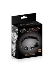 Fetish Tentation Baillon Boule en Cuir Ball Gag Black