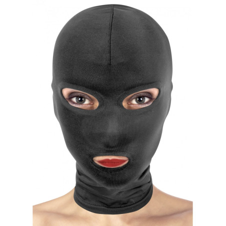 Fetish Tentation Cagoule en Tissu Noir