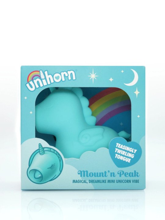 Unihorn Stimulateur Clitoridien Licorne Mount'n Peak Bleu