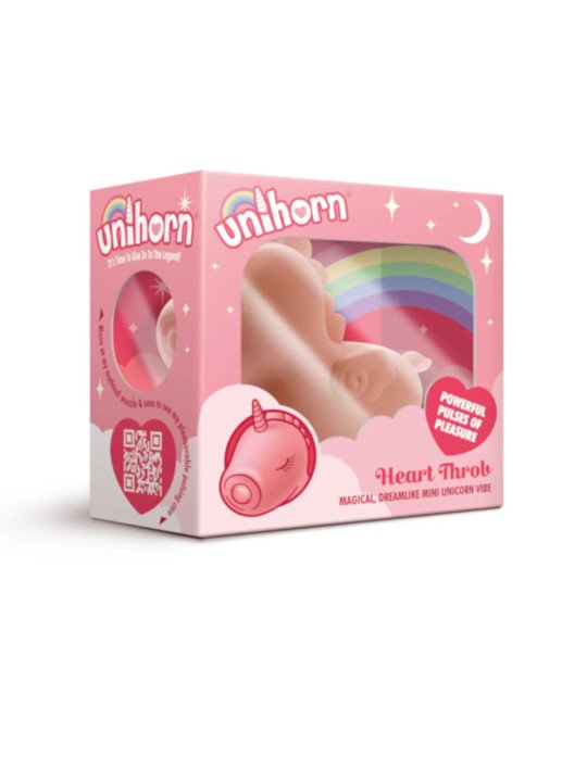 Unihorn Stimulateur Clitoris Licorne Heart Throb Rose