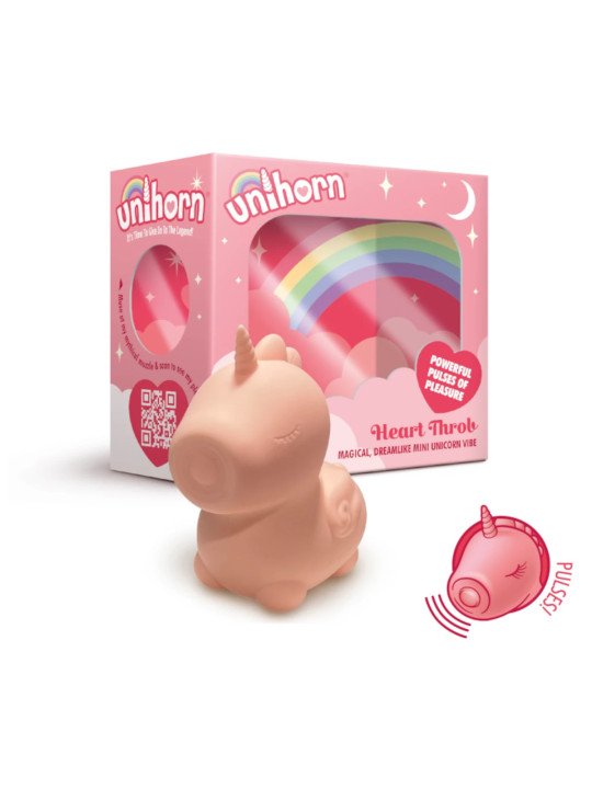 Unihorn Stimulateur Clitoris Licorne Heart Throb Rose