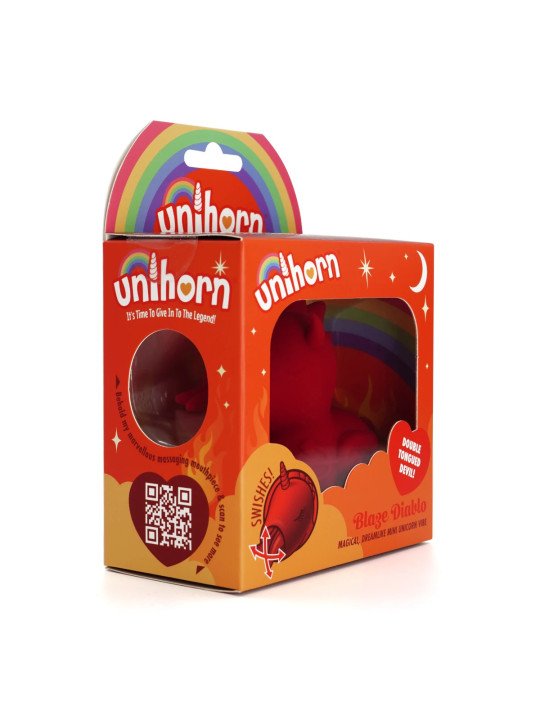 Unihorn Stimulateur Clitoris Licorne Blaze Diablo Rouge