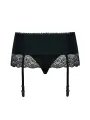 Obsessive Lingerie Miamor Porte-jarretelles Noir en dentelle