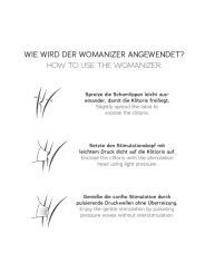 Womanizer Premium 2 Rouge How to Use