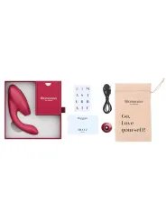 Womanizer Duo 2 Stimulateur Clitoris et Point G Rouge Contenu