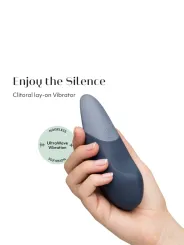 Womanizer Vibe Stimulateur de Clitoris Bleu