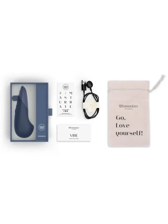 Womanizer Vibe Stimulateur de Clitoris Bleu Womanizer Vibe Stimulateur de Clitoris Bleu