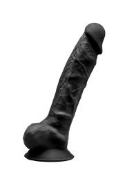 SilexD Gode Réaliste Modèle 1 23 cm Double Densité avec Testicules