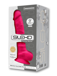 Gode Réaliste Rose Modèle 1 23 cm Double Densité avec Testicules SilexD