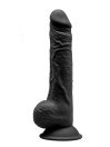 Gode Réaliste avec Testicules Modèle 3 24 cm Noir