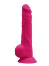 Gode Réaliste avec Testicules Modèle 3 24 cm Rose