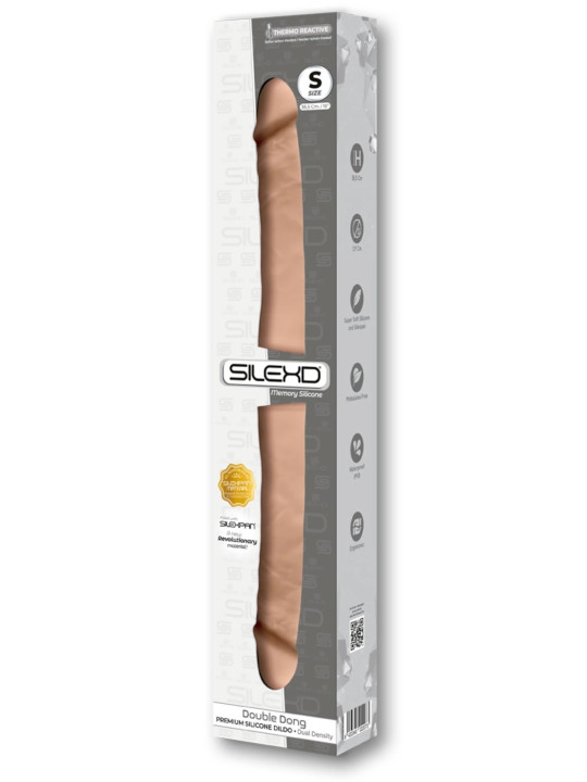 Silexd Double Dildo Réaliste S 38.5 cm Thermo Réactif
