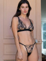 Atelier Amour Soutien-Gorge Triangle Après Minuit Noir
