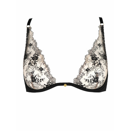 Atelier Amour Soutien-Gorge Triangle à Armatures Après Minuit Noir