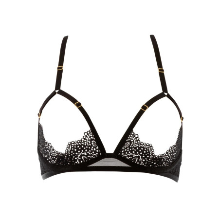 Soutien-gorge Ouvert Nommée Désir Noir Atelier Amour