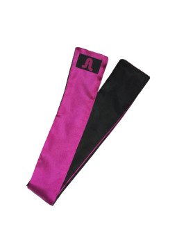 Adrien Lastic Bandeau Satin Réversible Noir et Rose