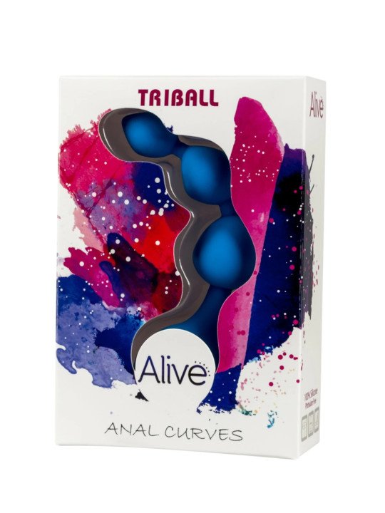 Triball Bleu Chapelet Anal Alive by Adrien Lastic