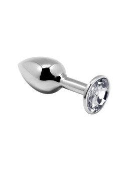 Plug Anal Bijou L Metal avec Strass Diamant Alive