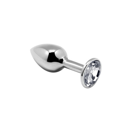 Plug Anal Bijou L Metal avec Strass Diamant Alive