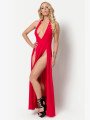 Isabella Robe Longue Rouge Les P'tites Folies by Maison Catanzaro