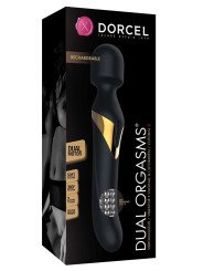 Dual Orgasms Noir Dorcel : Vibromasseur et Wand Double Stimulation