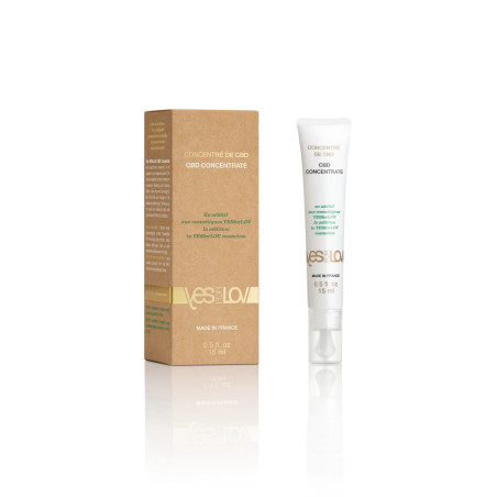 Concentré de CBD en additif aux cosmétiques YESforLOV