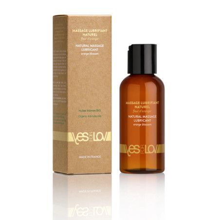 Massage Lubrifiant Naturel Fleur d'Oranger YESforLOV