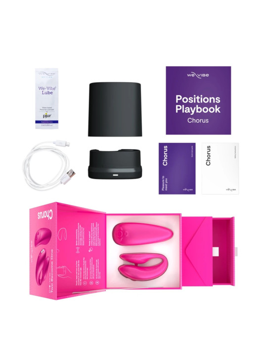 Chorus Rose Double Stimulateur Connecté We-Vibe Chorus Rose Double Stimulateur Connecté We-Vibe