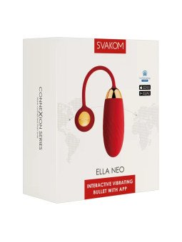 Ella Neo Rouge Oeuf Vibrant Connecté Svakom