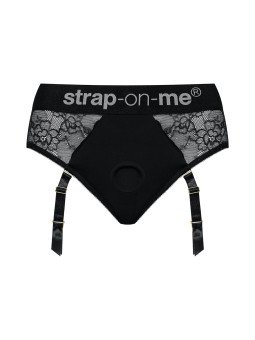 Diva Harnais Lingerie Strap-on-MeDentelle Noire Devant