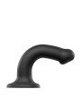 Dildo Double Densité M Strap-on-Me Noir Flexible