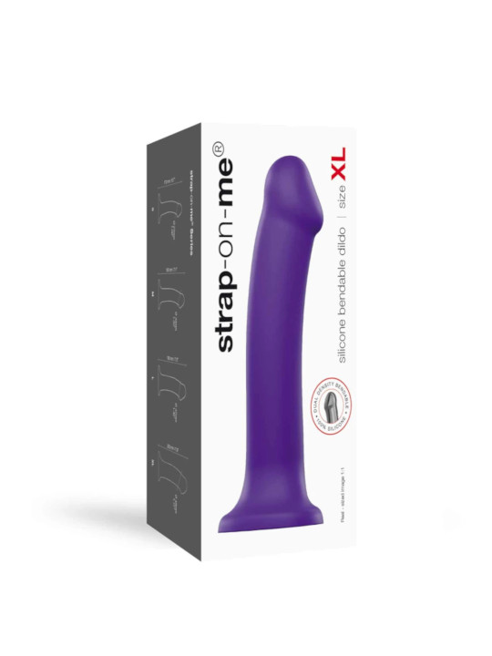 Dildo Double Densité XL Strap-on-Me Violet Packaging Dildo Double Densité XL Strap-on-Me Violet Packaging