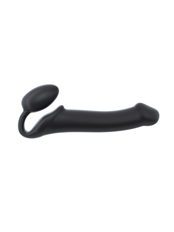 Double Gode Semi Réaliste L Strap-on-Me Noir