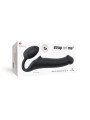Double Gode Semi Réaliste L Strap-on-Me Noir Packaging