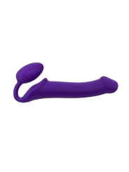Double Gode Semi Réaliste L Strap-on-Me Violet