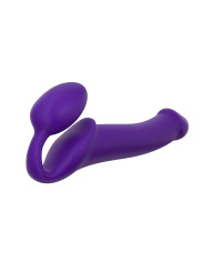 Double Gode Semi Réaliste L Strap-on-Me Violet