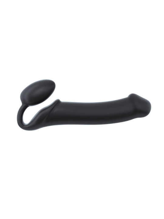Double Gode Semi Réaliste XL Strap-on-Me Noir