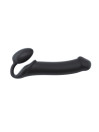 Double Gode Semi Réaliste XL Strap-on-Me Noir