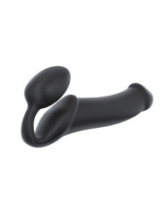 Double Gode Semi Réaliste XL Strap-on-Me Noir