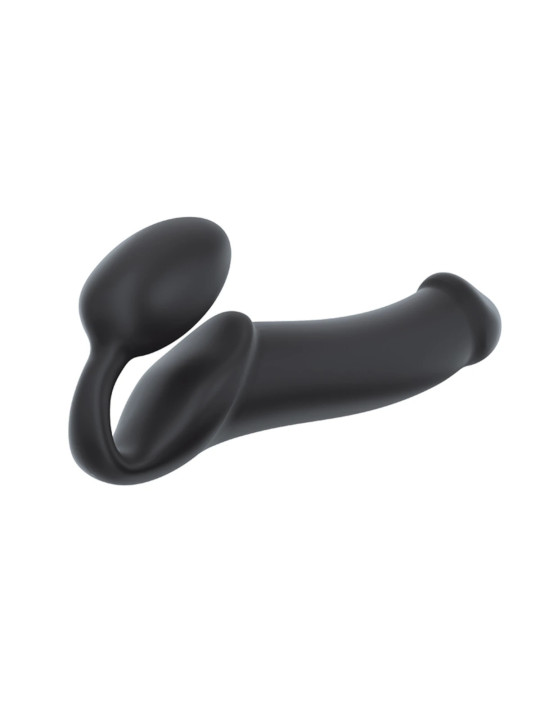 Double Gode Semi Réaliste XL Strap-on-Me Noir