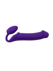 Double Gode Semi Réaliste XL Strap-on-Me Violet