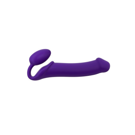 Double Gode Semi Réaliste XL Strap-on-Me Violet