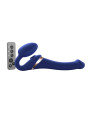 Multi Orgasm S Double Gode Vibrant 3 Moteurs Strap-on-Me Bleu