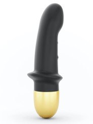 Mini Lover 2.0 Noir et Or Vibromasseur Vaginal et Anal Dorcel
