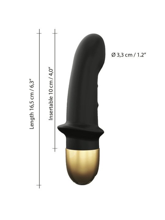 Mini Lover 2.0 Noir et Or Vibromasseur Vaginal et Anal Dorcel Mini Lover 2.0 Noir et Or Vibromasseur Vaginal et Anal Dorcel