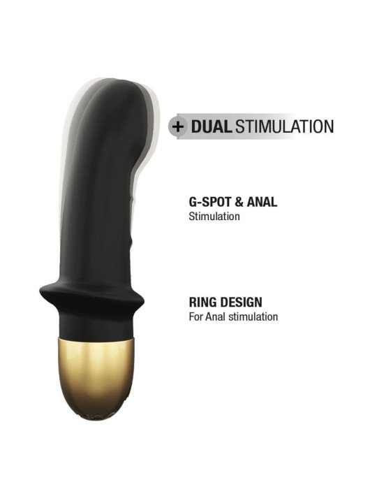 Mini Lover 2.0 Noir et Or Vibromasseur Vaginal et Anal Dorcel Mini Lover 2.0 Noir et Or Vibromasseur Vaginal et Anal Dorcel