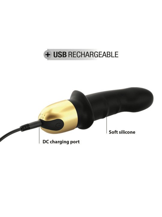 Mini Lover 2.0 Noir et Or Vibromasseur Vaginal et Anal Dorcel Mini Lover 2.0 Noir et Or Vibromasseur Vaginal et Anal Dorcel