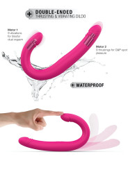 Orgasmic Double Do Double Gode Vibrant Dorcel