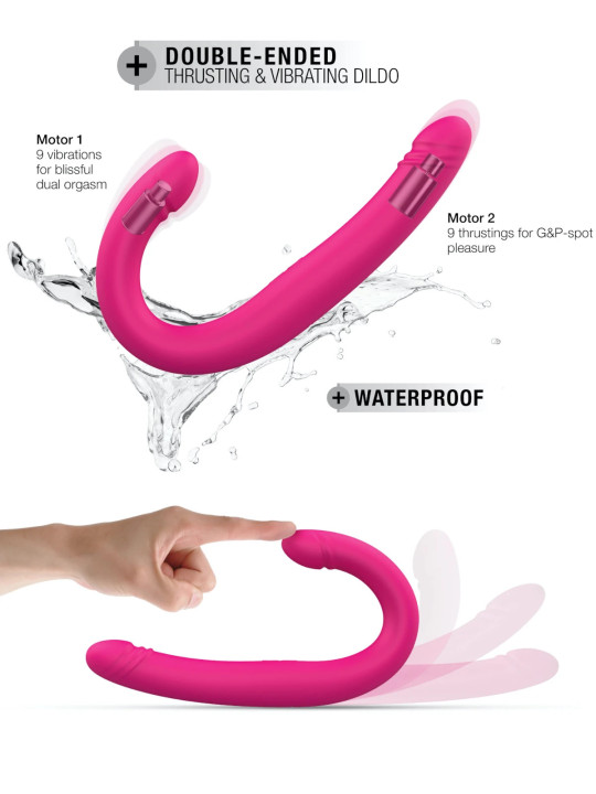 Orgasmic Double Do Double Gode Vibrant Dorcel Orgasmic Double Do Double Gode Vibrant Dorcel